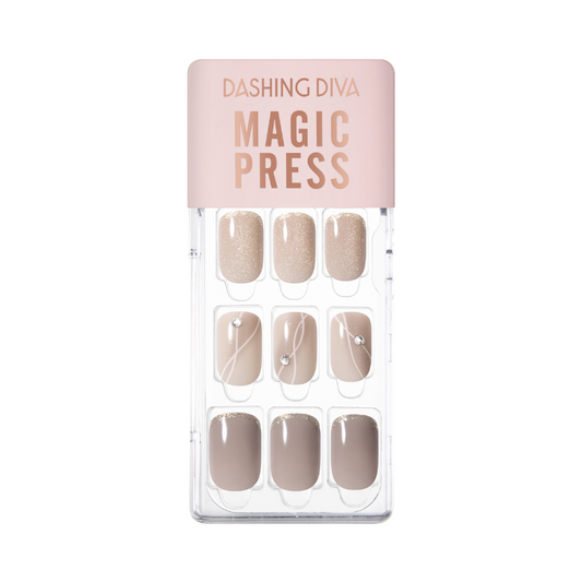 DASHING DIVA Magic Press Regular Round Mani Ash Grey MDR3F019RR