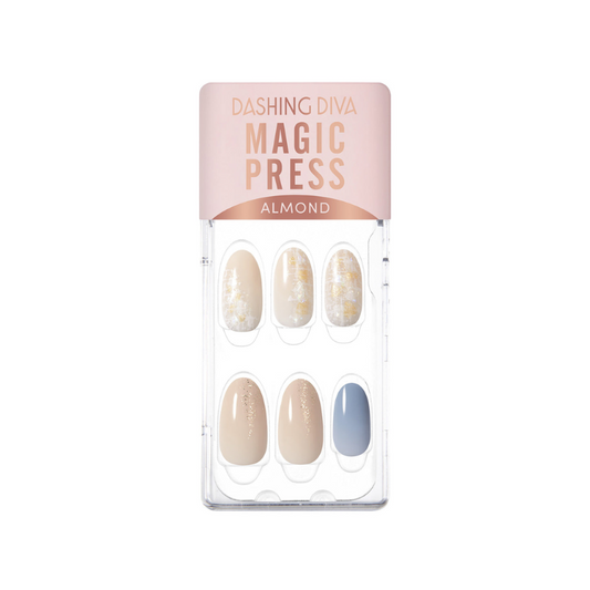 DASHING DIVA Magic Press Almond Mani Soft Tweed MDR3F021AL
