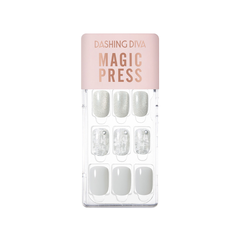 DASHING DIVA Magic Press Regular Round Mani Pure Tweed MDR3F038RR