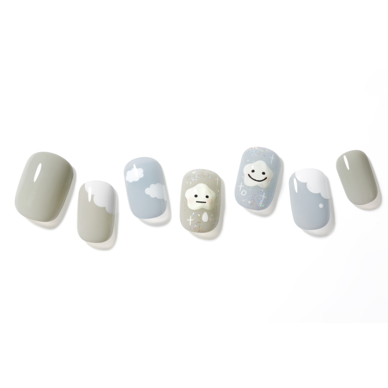 DASHING DIVA Magic Press Regular Round Mani Cumulus MDR3F039RR