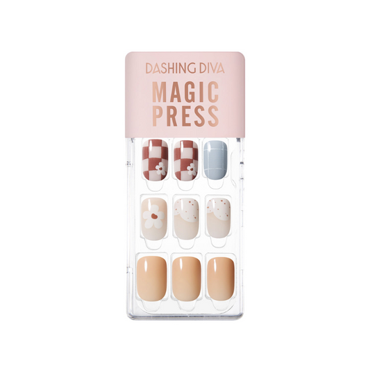 DASHING DIVA Magic Press Regular Round Mani Flower Blending MDR3F041RR
