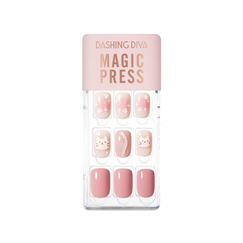 DASHING DIVA Magic Press Regular Round Mani Cheek Meow MDR3F055RR