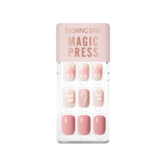 DASHING DIVA Magic Press Regular Round Mani Cheek Meow MDR3F055RR