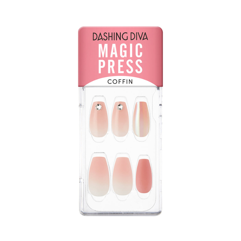 DASHING DIVA Magic Press Coffin Mani Romantic Dream MDR3P093CF