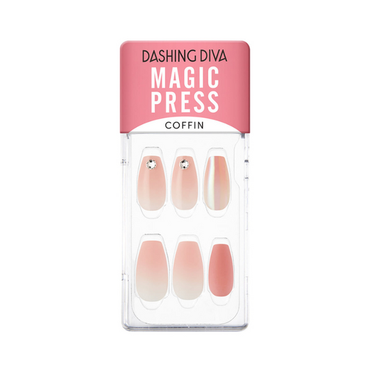 DASHING DIVA Magic Press Coffin Mani Romantic Dream MDR3P093CF