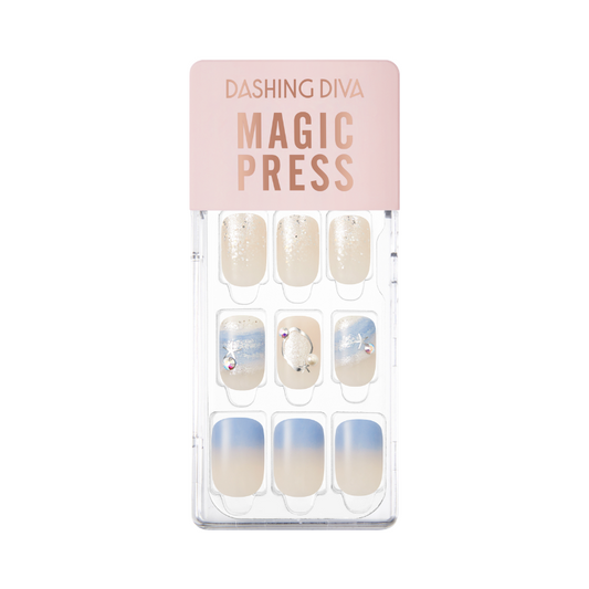 DASHING DIVA Magic Press Mani Sandy Beach MDR3S048RR