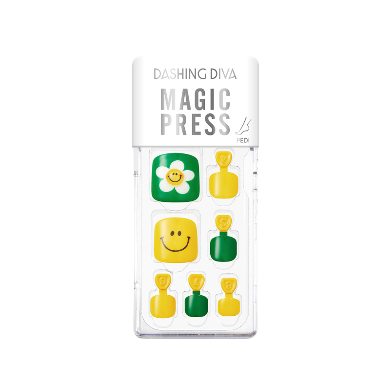 DASHING DIVA Magic Press Regular Pedi Smile Day MDR3S083P