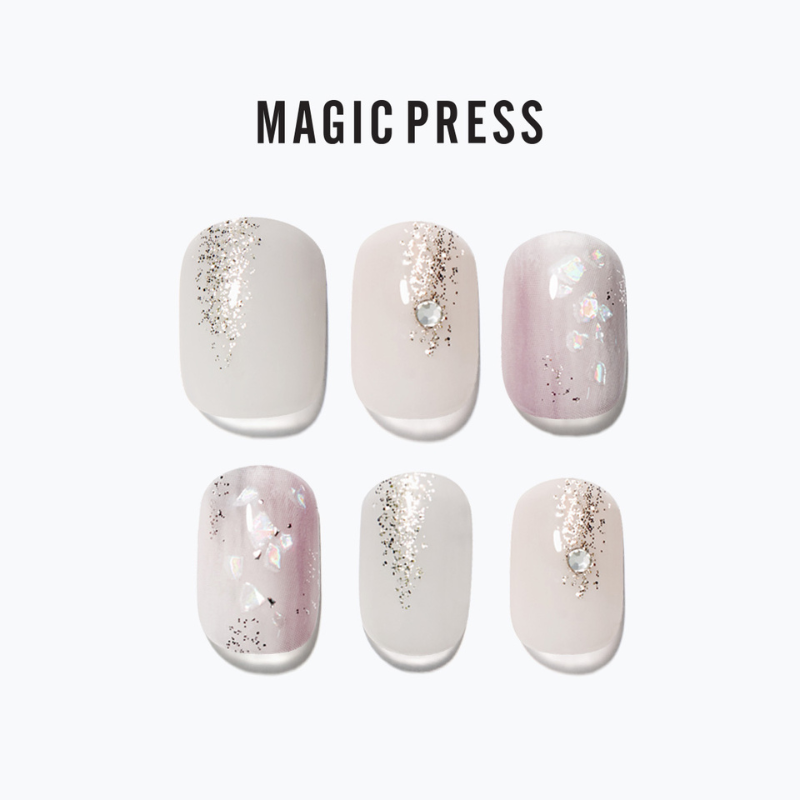 DASHING DIVA Magic Press Regular Round Mani Wisteria MDR3W008RR