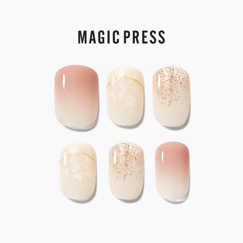 DASHING DIVA Magic Press Regular Round Mani Shining Muse MDR3W020RR