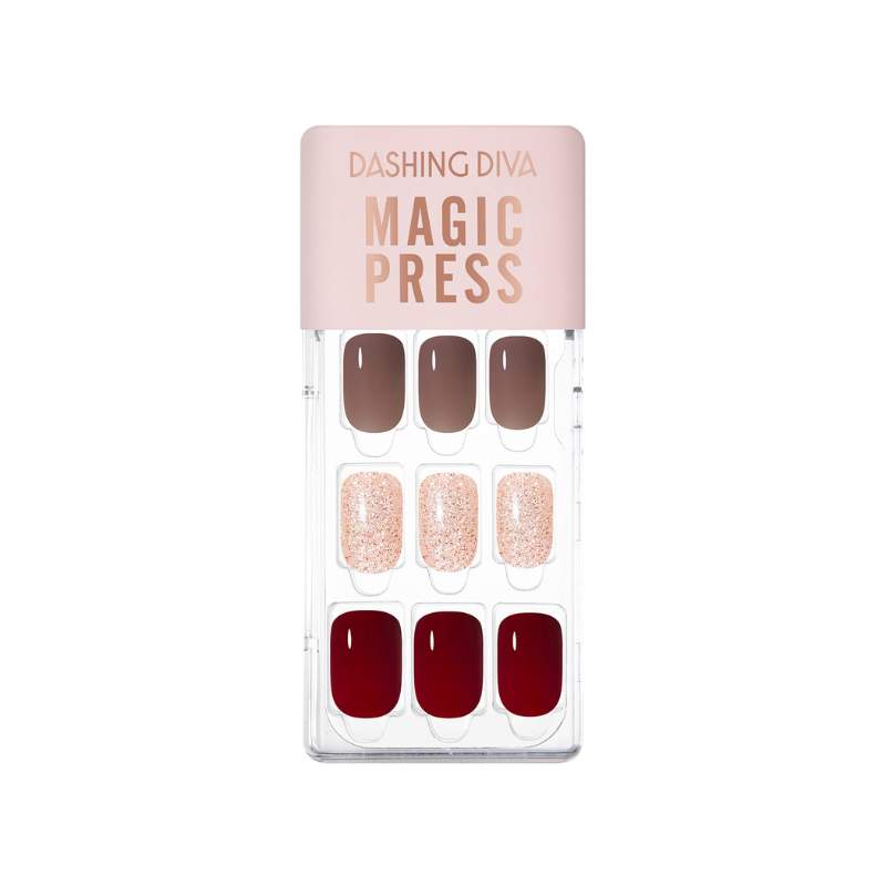 DASHING DIVA Magic Press Regular Round Mani Deep Mood MDR3W030RR