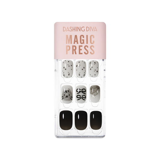 DASHING DIVA Magic Press Regular Round Mani Chic Cat MDR3W033RR