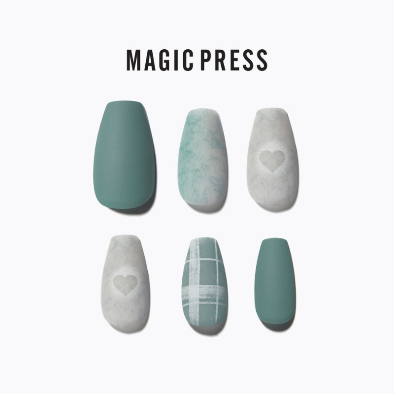 DASHING DIVA Magic Press Coffin Mani Check Warmer MDR3W035CF