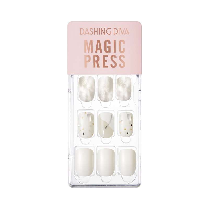DASHING DIVA Magic Press Mani Soft White MGL3P061RR
