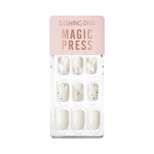 DASHING DIVA Magic Press Mani Soft White MGL3P061RR