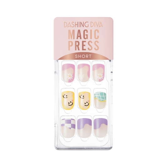 DASHING DIVA Magic Press Mani Melting Smile MGL3P081SS