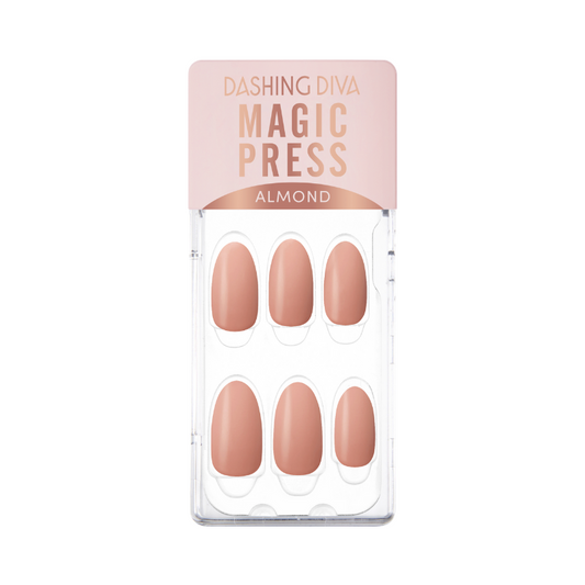 DASHING DIVA Magic Press Almond Mani Deep Beige MGL3P089AL