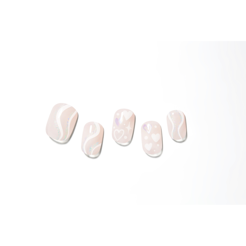 DASHING DIVA Magic Press Mani Sparkling Heart MGL3S106RR