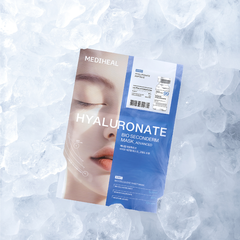 MEDIHEAL Hyaluronate Bio Seconderm Mask Ultra Hydration 4P (AD)