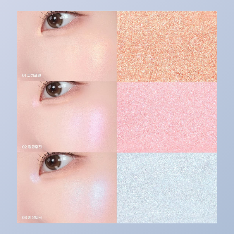 PERIPERA Heart Pocketbeam - 3 Colors to Choose