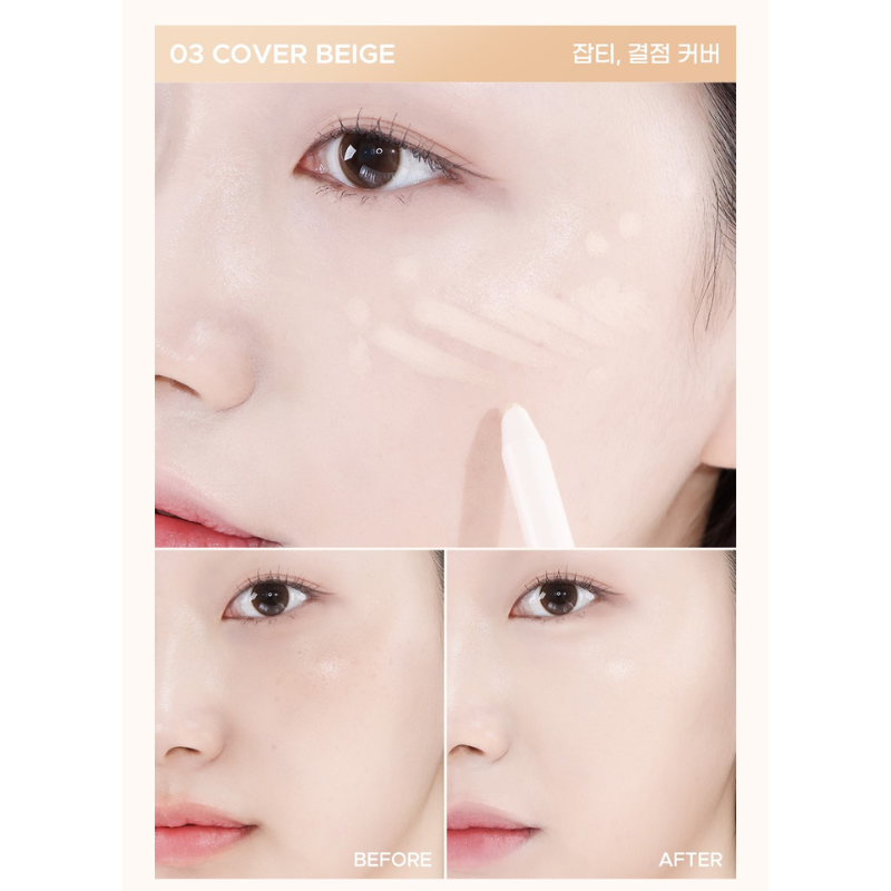 PERIPERA Mood Fit Pencil Concealer - 3 Colors to Choose
