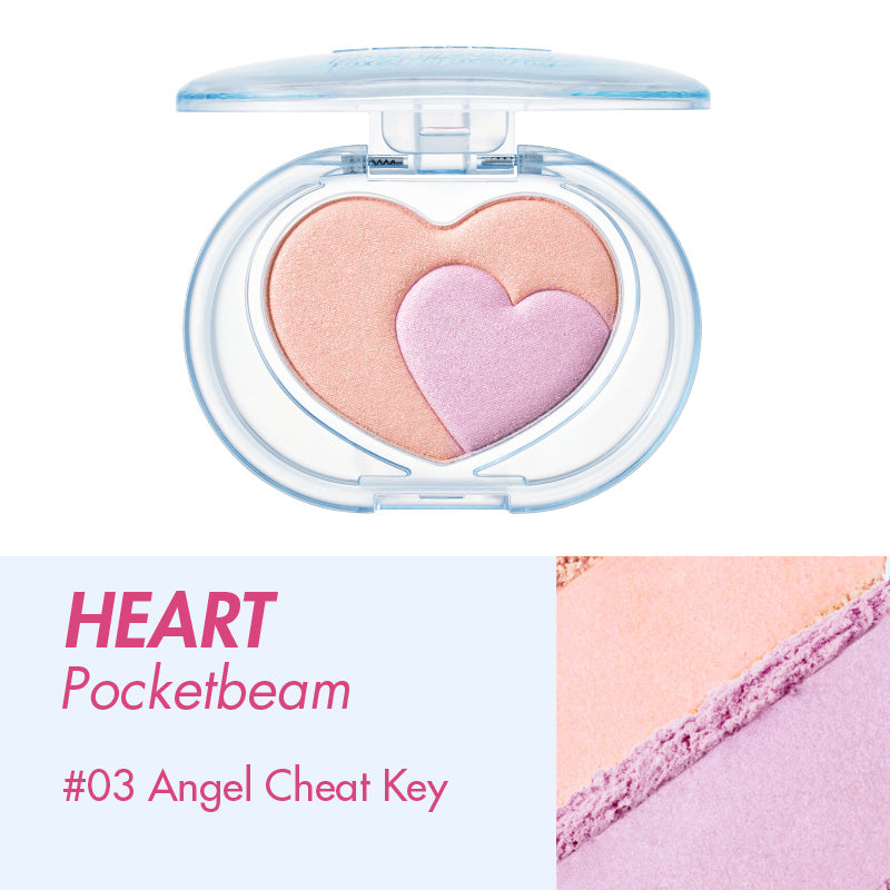PERIPERA Heart Pocketbeam - 3 Colors to Choose