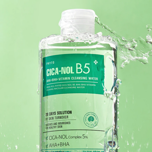 MEDI-PEEL Phyto Cica-Nol B5 Aha Bha Vitamin Calming Micellar Cleansing Water 500ml