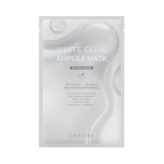 S.NATURE White Glow Ampule Mask 1ea