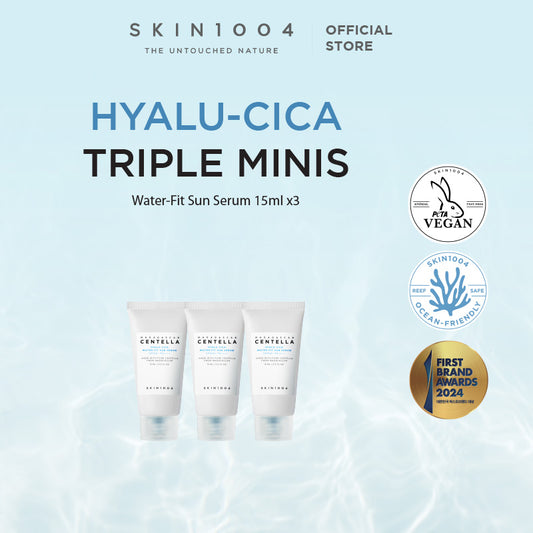SKIN1004 Madagascar Centella HYALU-CICA Water-fit Sun Serum Triple Minis