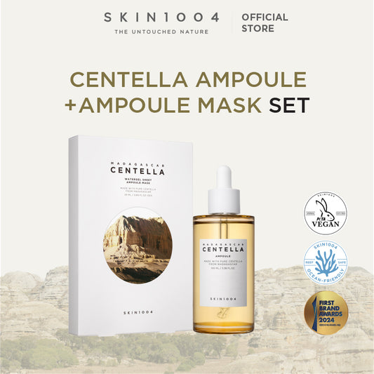 SKIN1004 Centella Ampoule 100ml + Ampoule Mask x5