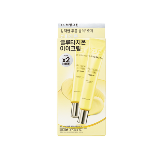 BRINGGREEN Super Lemon Glutathione Eye Cream 30ml Double Set