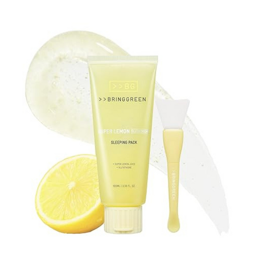 BRINGGREEN Super Lemon Glutathione Sleeping Pack (+Free Spatula)