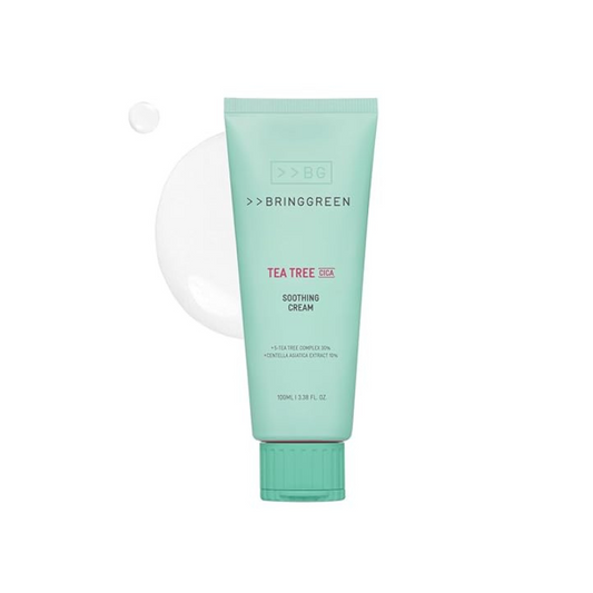 BRINGGREEN Tea Tree Cica Soothing Cream 100ml (2023 Ad)