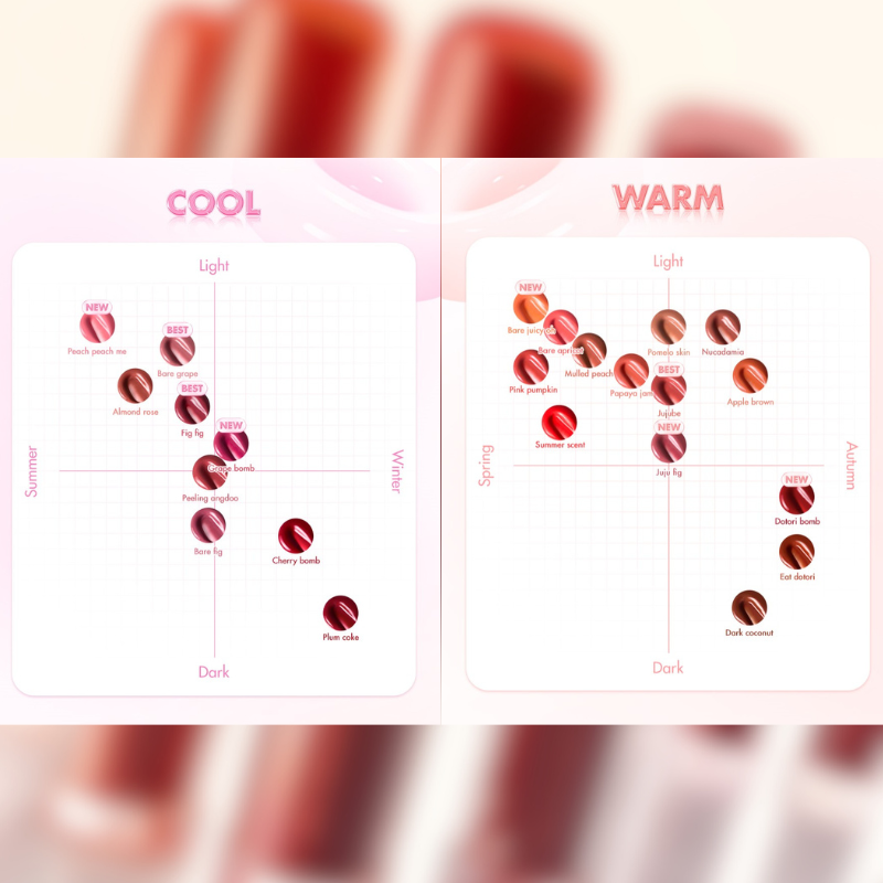 ROMAND The Juicy Lasting Tint – 29 Color to Choose