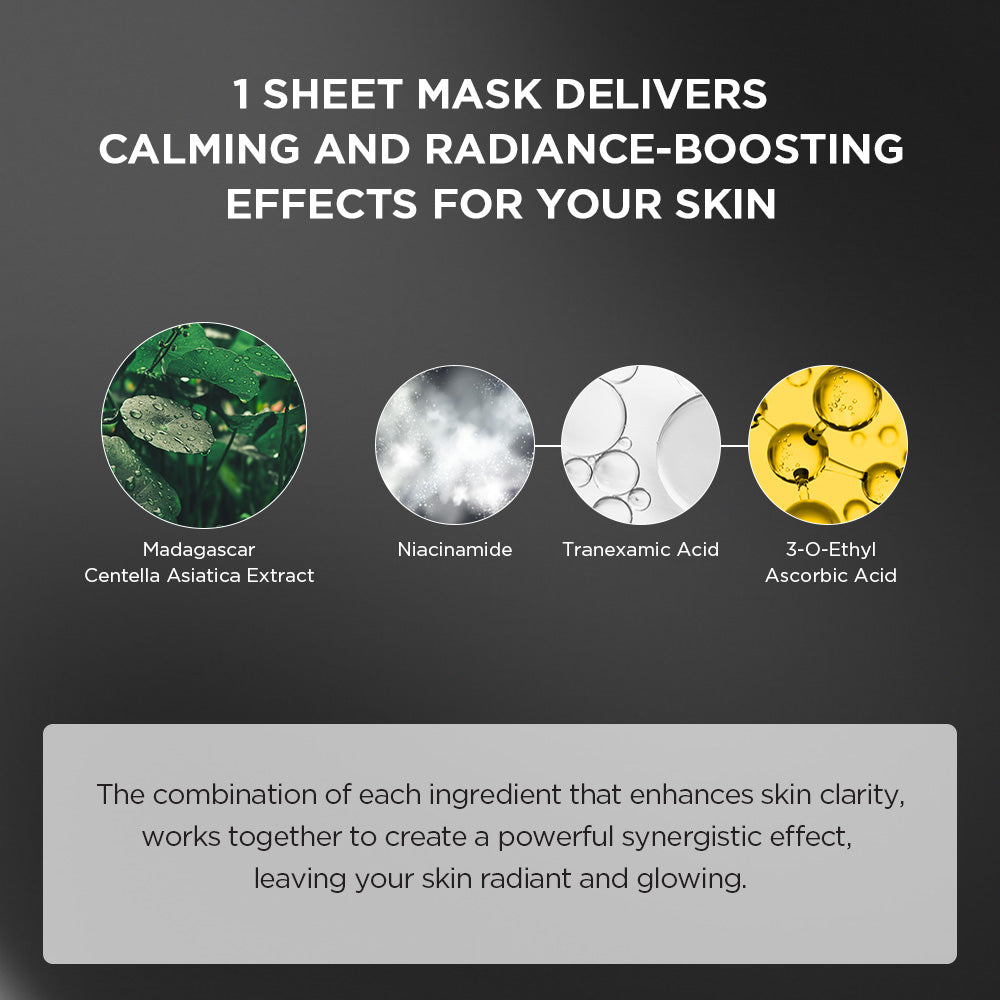 SKIN1004 Madagascar Centella Tone Brightening Glow Mask 5ea