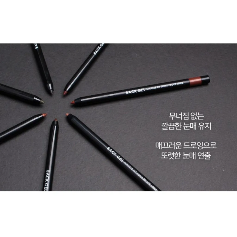 Tony Moly Back Gel Miracle Fit Super Poof Liner #01 True Black