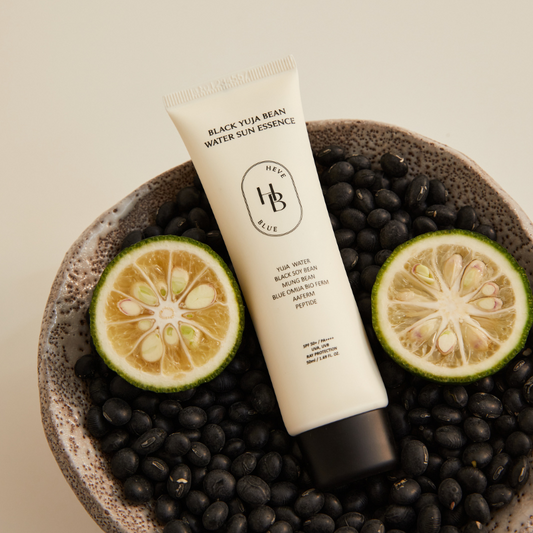 HEVEBLUE Black Yuja Bean Water Sun Essence 50ml