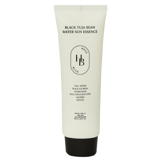 HEVEBLUE Black Yuja Bean Water Sun Essence 50ml