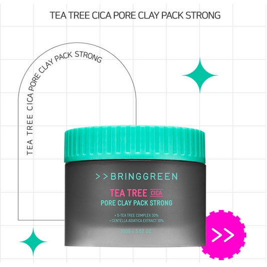 BRING GREEN TEA TREE CICA PORE CLAY PACK STRONG