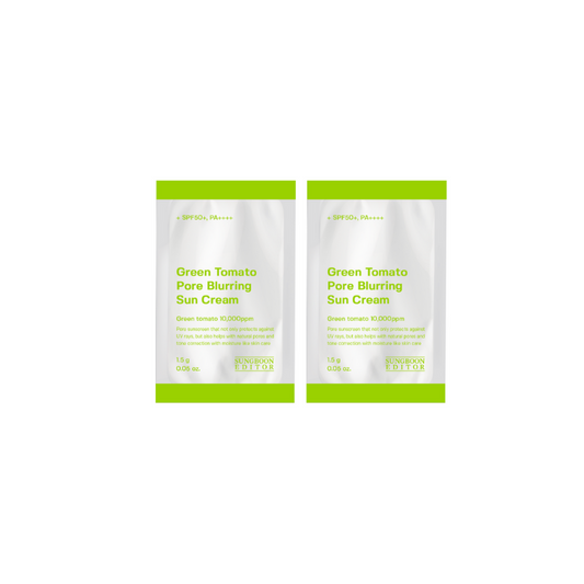 SUNGBOON EDITOR Green Tomato Pore Blurring Sun Cream 1.5g x2