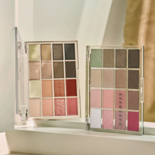 WAKEMAKE SOFT BLURRING EYE PALETTE 26 MUTE ROSE BLURRING