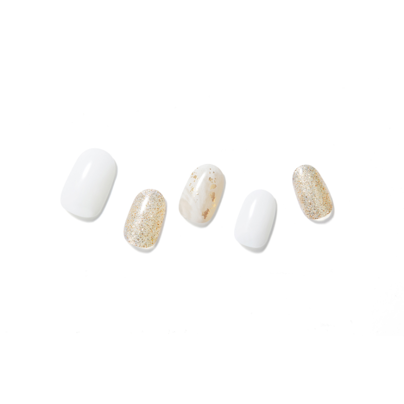 DASHING DIVA Glow Gel Strip Mani Classy White WMA015