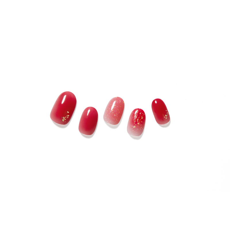 DASHING DIVA Glow Gel Strip Mani Strawberry Jam WMA024