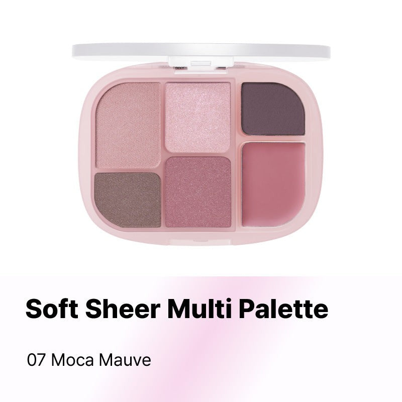 WAKEMAKE SOFT SHEER MULTI PALETTE - 8 colors to choose