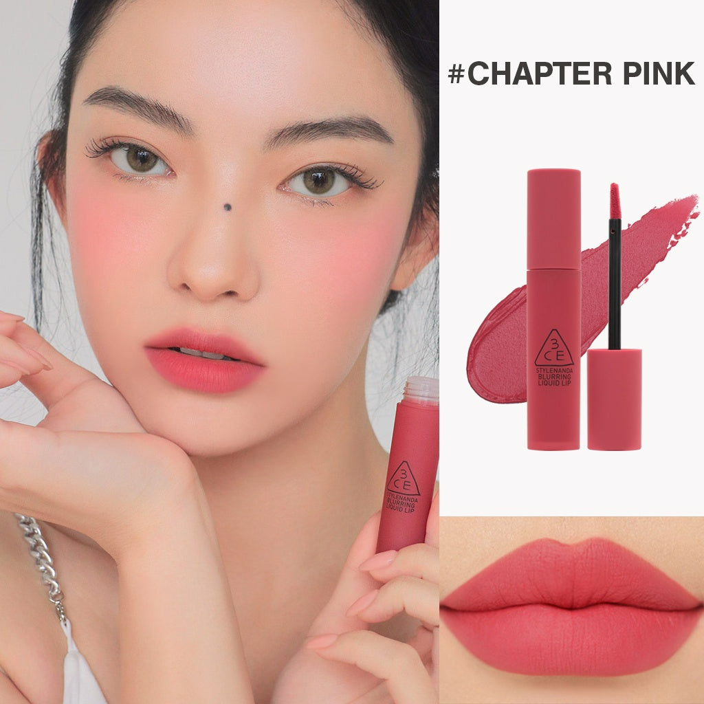 3CE Blurring Liquid Lip - 10 Colors to Choose