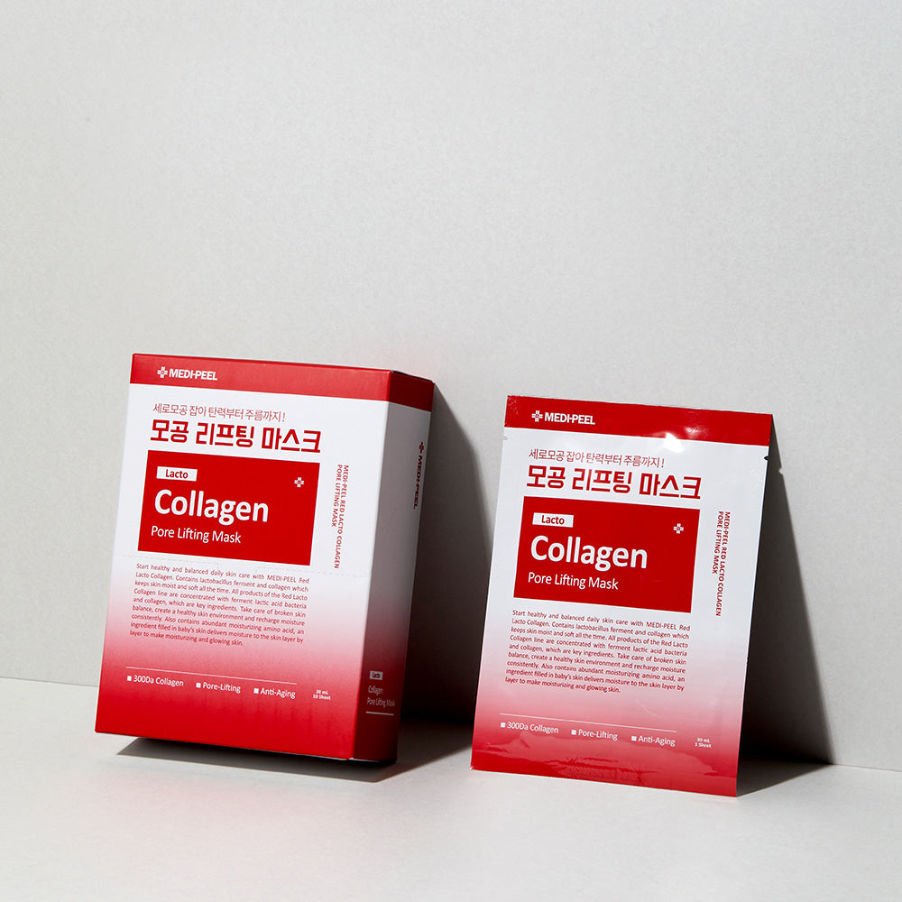 MEDI-PEEL Red Lacto Collagen Pore Lifting Mask (Piece)
