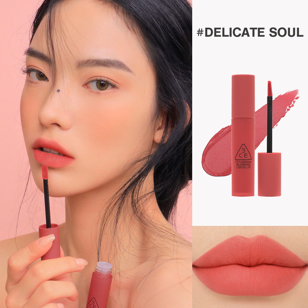 3CE Blurring Liquid Lip - 10 Colors to Choose