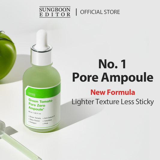 SUNGBOON EDITOR Green Tomato Pore Zero Ampoule+ 40ml