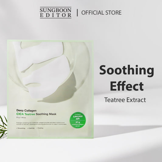 SUNGBOON EDITOR Deep Collagen Cica Teatree Soothing Mask 37g*1ea
