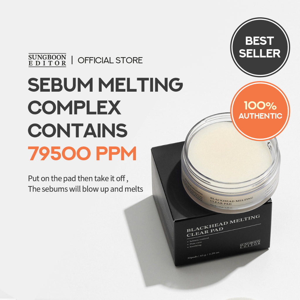 SUNGBOON EDITOR Blackhead Melting Clear Pad 65g(30pcs)