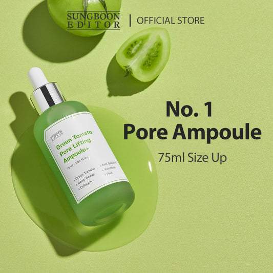 SUNGBOON EDITOR BIG SIZE Green Tomato Pore Lifting Ampoule+ 75ml